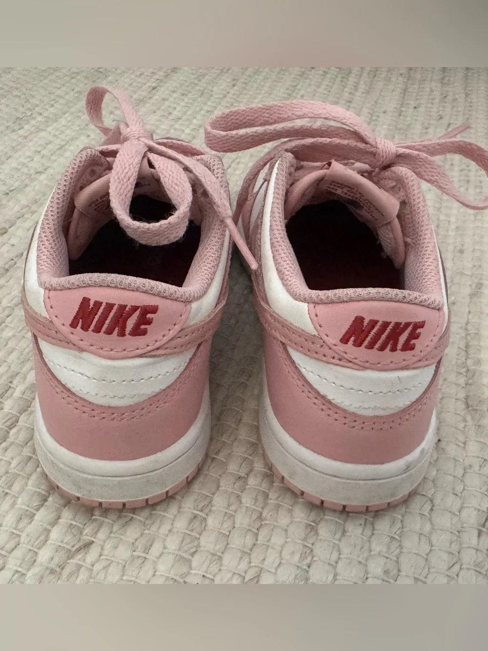 NIKE Girls Pink Sneakers - Size 13.5